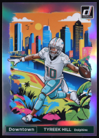 Tyreek Hill 2024 Panini Donruss Football Oversized Downtown Jumbo #3 at PristineAuction.com