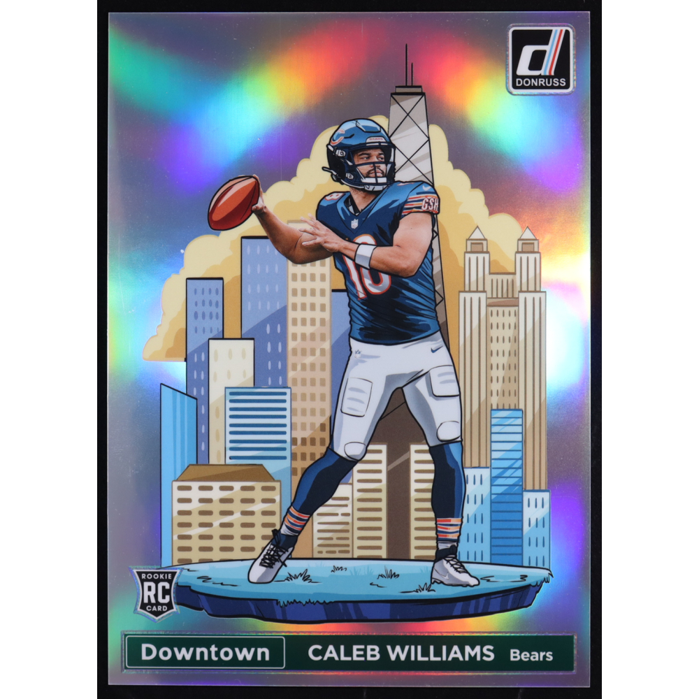 Caleb Williams 2024 Panini Donruss Football Oversized Downtown Jumbo #21 RC at PristineAuction.com