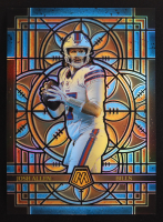 Josh Allen 2025 Panini Mosaic Stained Glass Oversized #2 at PristineAuction.com