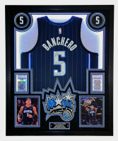 Paolo Banchero Signed LE Magic Custom Framed Nike Jersey Inscribed "2022 #1 Pick" & "2023 ROY" with LED Display & (2) PSA 10 Graded Rookie Cards (Fanatics) at PristineAuction.com