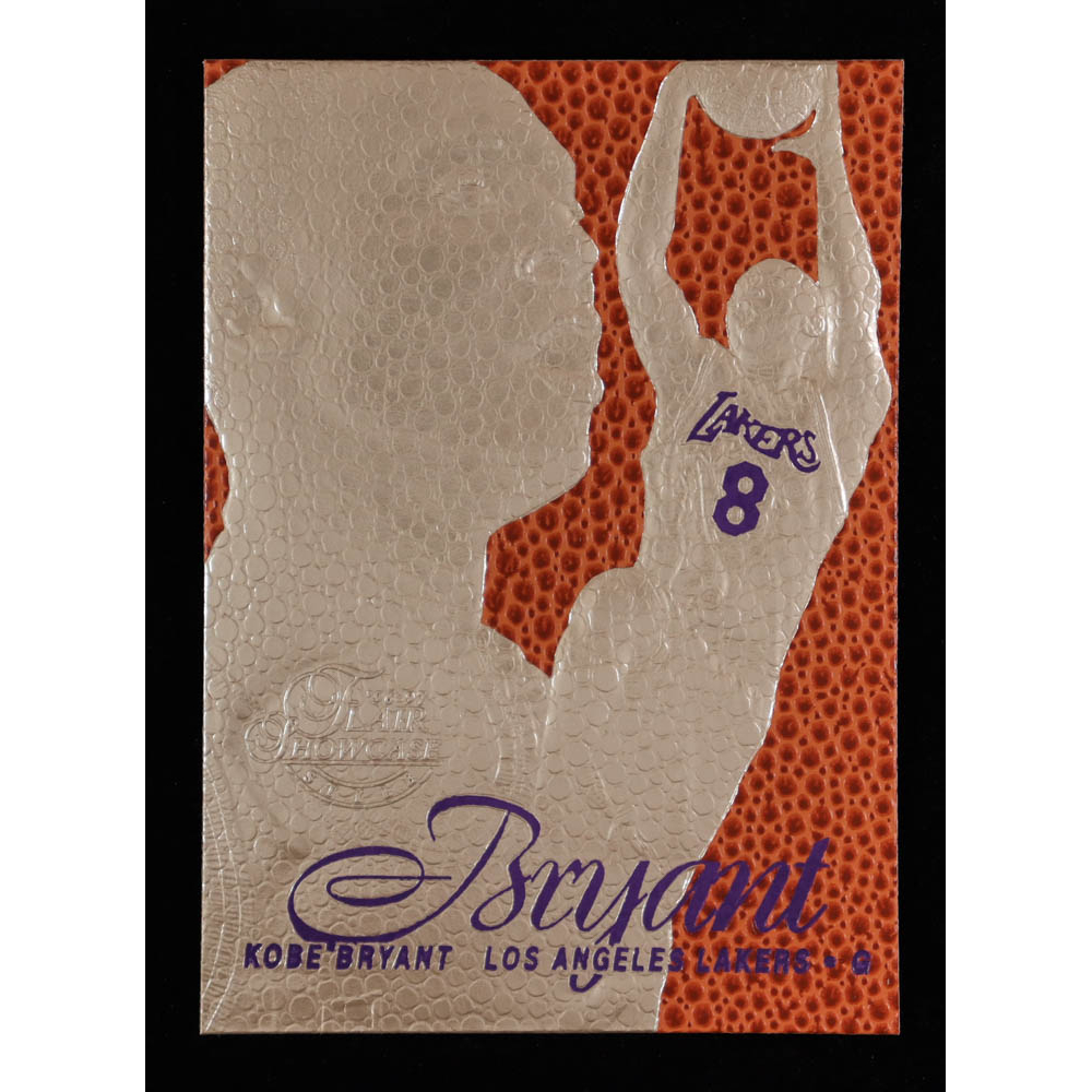Kobe Bryant 1996-97 Fleer Flair Showcase Legacy Feel the Game Purple 23KT Gold #NNO RC at PristineAuction.com