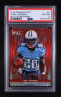 Chris Johnson 2013 Panini Select Hot Starts Prizm #11 #07/25 (PSA 10) at PristineAuction.com