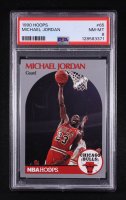 Michael Jordan 1990 NBA Hoops #4 (PSA 8) at PristineAuction.com