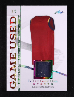 LeBron James 2025 Leaf ITG Used Sports Game Used Memorabilia Crystal Rainbow #GM26 #3/5 at PristineAuction.com