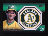 Rickey Henderson 2013 Topps Manufactured Commemorative Patch #CP34 at PristineAuction.com