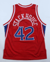 Jerry Stackhouse Signed 76ers Champion Authentic Jersey (Beckett) at PristineAuction.com