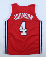 Larry Johnson Signed Jersey Inscribed "1990 NCAA Champs" (JSA) at PristineAuction.com