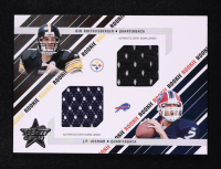 Ben Roethlisberger / J.P. Losman 2004 Leaf Rookies and Stars #289 Jersey #388/500 at PristineAuction.com