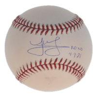 Joe Musgrove Signed OML Baseball Inscribed "No-No 4.9.21" (JSA) at PristineAuction.com