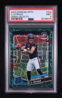 CJ Stroud 2023 Panini Donruss Optic Green Velocity Rated Rookie #244 RC (PSA 9) at PristineAuction.com