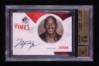 Michael Jordan 2010-11 SP Authentic Sign of the Times #SMI (BGS 9.5 | Autograph Grade 10) at PristineAuction.com