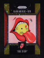 Fool to Cry 2025 Panini Prizm The Rolling Stones Singles Artwork Prizms Gold #21 #7/10 at PristineAuction.com