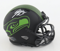 Geno Smith Signed Seahawks Eclipse Alternate Speed Mini Helmet (JSA) at PristineAuction.com