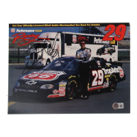 Elliott Sadler Signed NASCAR 8.5x12 Hero Card (Beckett) at PristineAuction.com