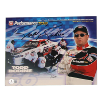 Todd Bodine Signed NASCAR 8.5x11.5 Hero Card (Beckett) at PristineAuction.com