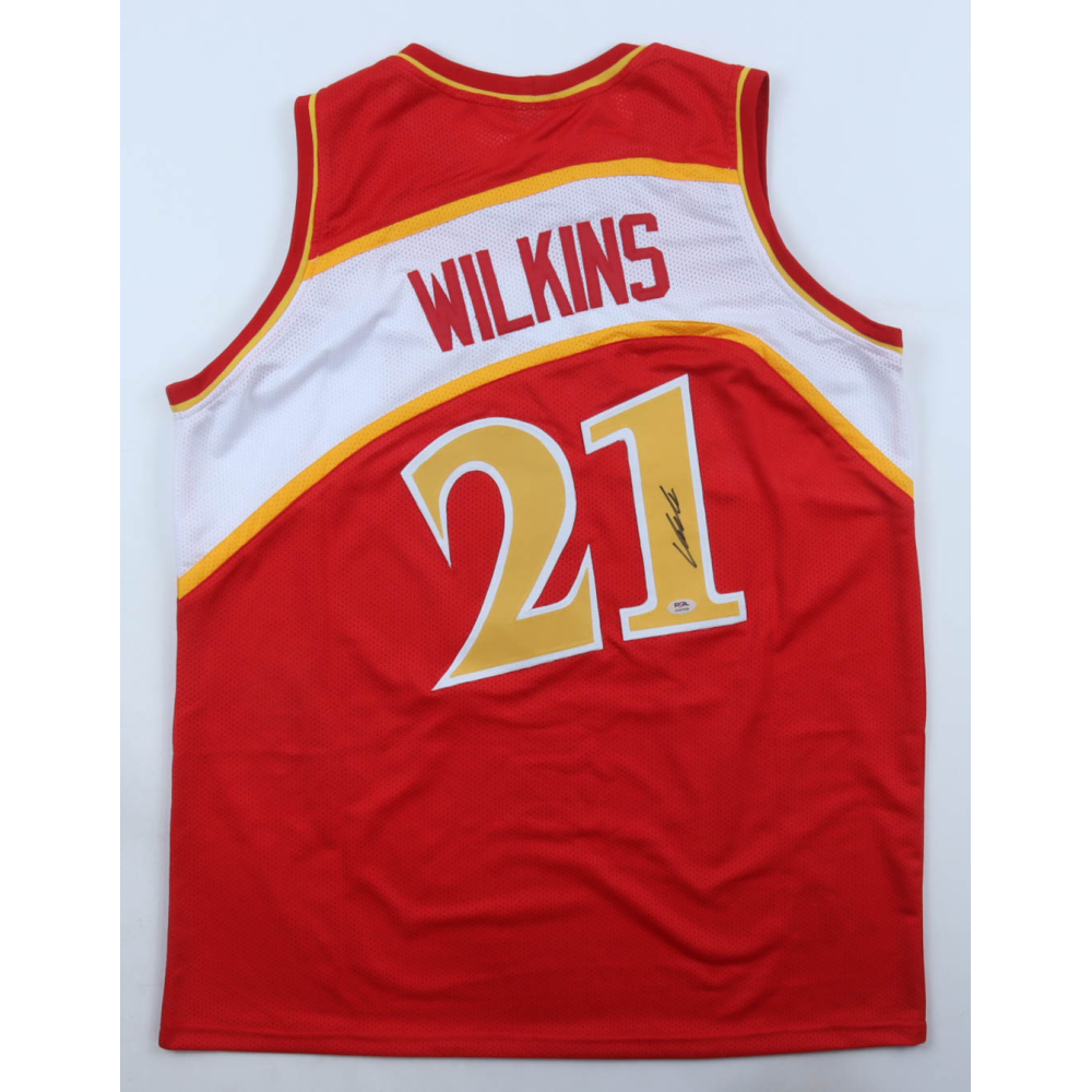 Dominique Wilkins Signed Jersey (PSA) at PristineAuction.com