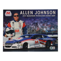 Allen Johnson Signed NHRA 8.5x11 Hero Card (Beckett) at PristineAuction.com