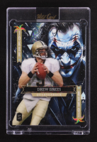 Drew Brees 2025 Wild Card Jokers Wild Kaleidoscope #DBNj06 #1/1 at PristineAuction.com