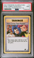 2021 Pokemon TCG Sword & Shield Celebrations Classic Collection #15 Trainer Here Comes Team Rocket! (PSA 9) at PristineAuction.com