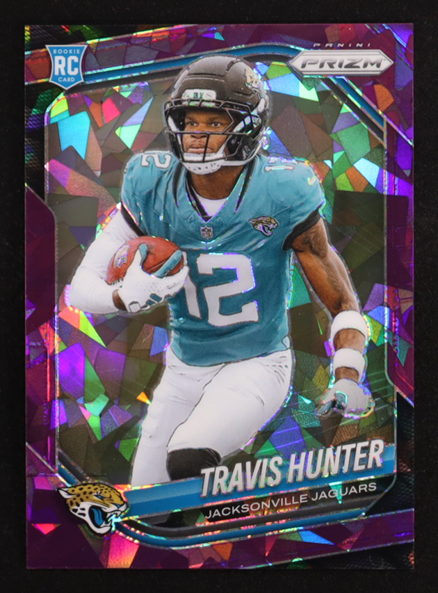 Travis Hunter 2025 Panini Prizm Prizms Purple Ice #301 #183/225 RC at PristineAuction.com Travis Hunter 2025 Panini Prizm Prizms Purple Ice #301 #183/225 RC at PristineAuction.com