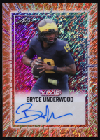 Bryce Underwood 2025 Leaf Vivid Autographs Shimmer Orange #BABU1 #1/4 RC at PristineAuction.com