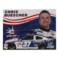Chris Buescher Signed NASCAR 8.5x11 Hero Card (Beckett) at PristineAuction.com