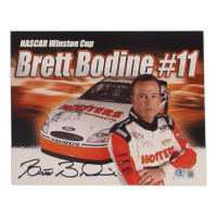Brett Bodine Signed NASCAR 8x10 Hero Card (Beckett) at PristineAuction.com