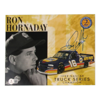 Ron Hornaday Jr. Signed NASCAR 8x10 Hero Card (Beckett) at PristineAuction.com