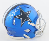 Bill Bates Signed Cowboys Flash Alternate Speed Mini Helmet (Prova) at PristineAuction.com
