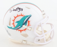 De'Von Achane Signed Dolphins Speed Mini Helmet (Beckett) at PristineAuction.com