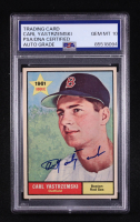 Carl Yastrzemski Signed 1961 Topps Star Rookie #287 RC (PSA | Autograph Graded PSA 10) at PristineAuction.com