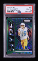 Justin Herbert 2023 Panini Prizm Hype Prizms Green #4 (PSA 10) at PristineAuction.com