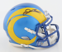 Jared Verse Signed Rams Speed Mini Helmet (Beckett) at PristineAuction.com