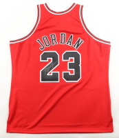 Michael Jordan Signed Bulls Mitchell & Ness Authentic Jersey (UDA & GOAT) at PristineAuction.com
