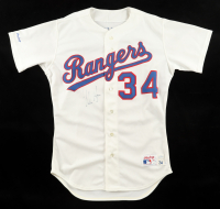 Nolan Ryan Signed Rangers 1990 Team-Issued "Set 1" Jersey (JSA) at PristineAuction.com