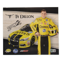 Ty Dillon Signed NASCAR 8x10 Hero Card (Beckett) at PristineAuction.com