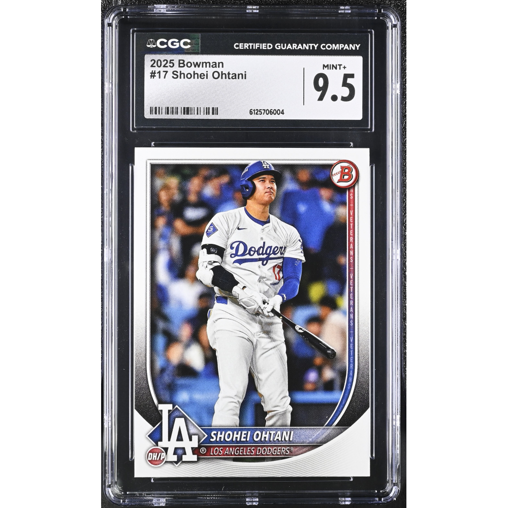 Shohei Ohtani 2025 Bowman #17 (CGC 9.5) at PristineAuction.com