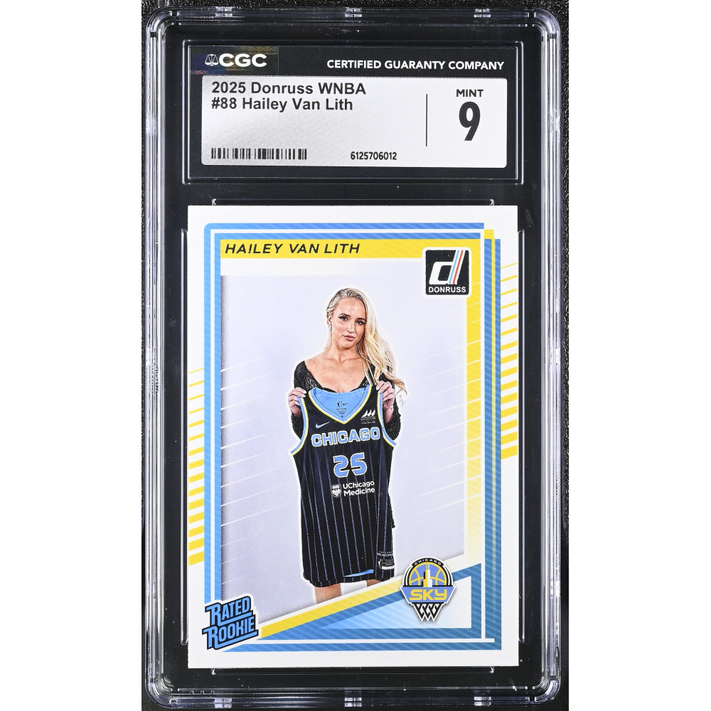 Hailey Van Lith 2025 Donruss WNBA #88 RC (CGC 9) at PristineAuction.com