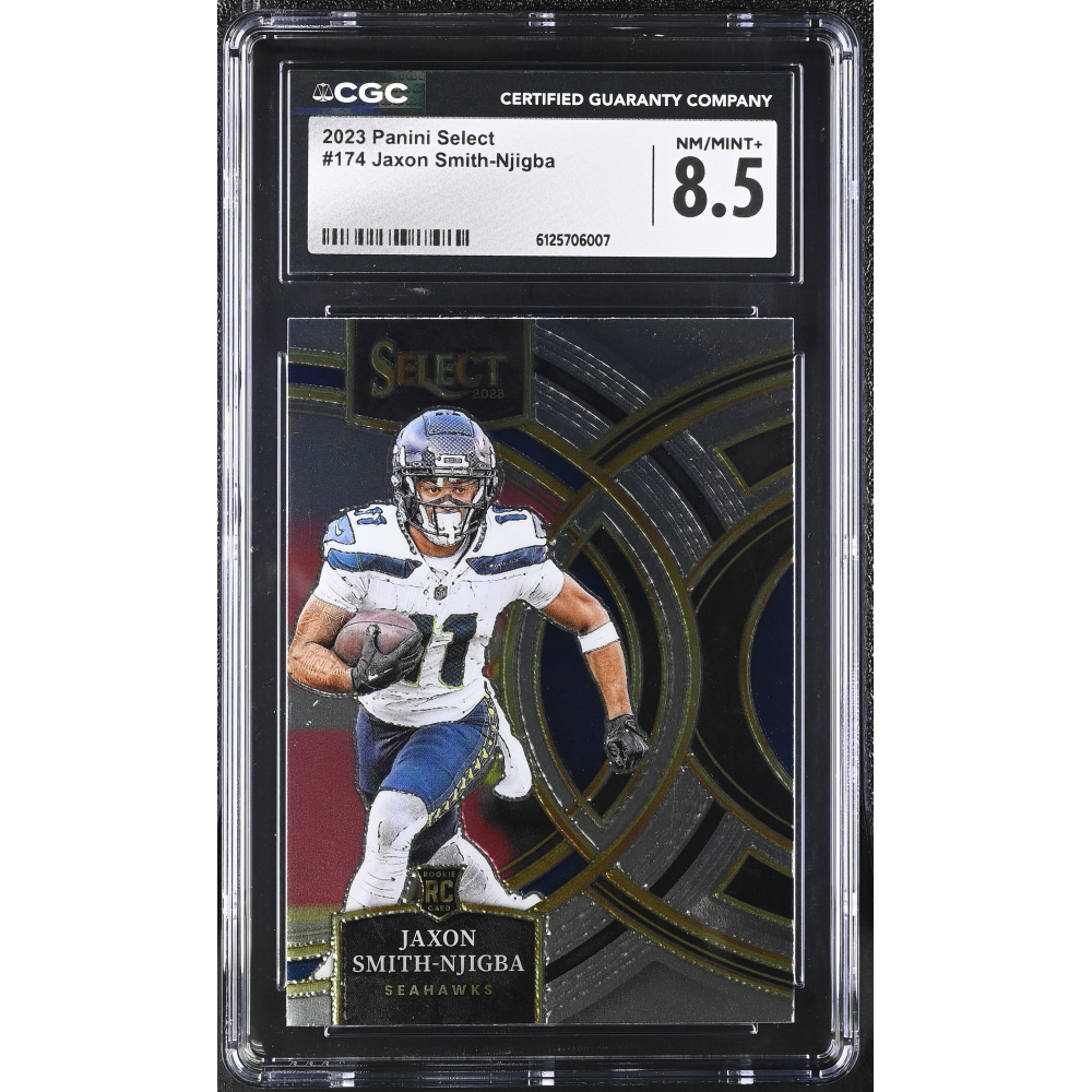 Jaxon Smith-Njigba 2023 Panini Select #174 RC (CGC 8.5) at PristineAuction.com