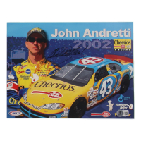 John Andretti Signed NASCAR 8.5x11 Hero Card (Beckett) at PristineAuction.com