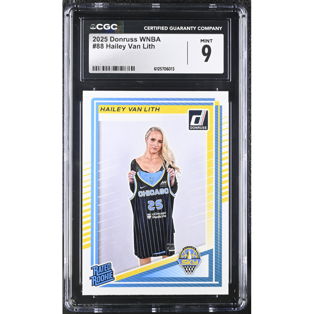Hailey Van Lith 2025 Donruss WNBA #88 RC (CGC 9) at PristineAuction.com
