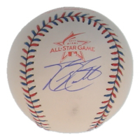Mike Moustakas Signed 2017 All-Star Game Baseball (JSA) at PristineAuction.com