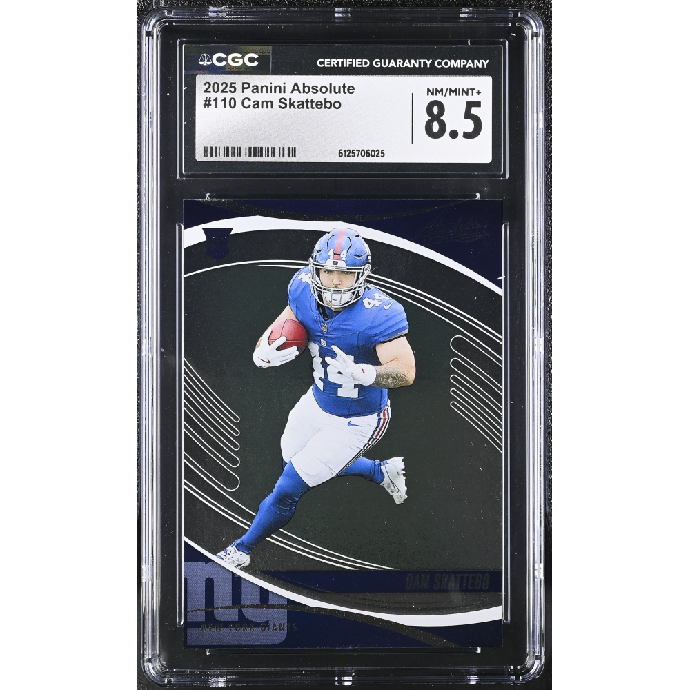 Cam Skattebo 2025 Panini Absolute #110 RC (CGC 8.5) at PristineAuction.com