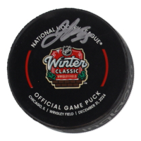 Jordan Kyrou Signed 2025 Winter Classic Logo Hockey Puck (Fanatics) at PristineAuction.com