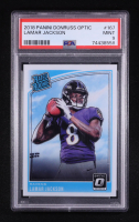 Lamar Jackson 2018 Panini Donruss Optic Rated Rookie #167 RC (PSA 9) at PristineAuction.com