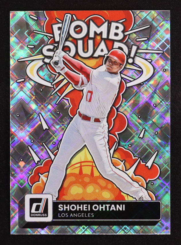 Shohei Ohtani 2022 Donruss Bomb Squad Diamond #3 at PristineAuction.com Shohei Ohtani 2022 Donruss Bomb Squad Diamond #3 at PristineAuction.com