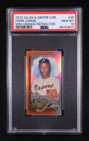 Hank Aaron 2022 Topps Allen & Ginter Mini Orange Refractor #45 #12/25 (PSA 10) at PristineAuction.com