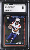 Drake Maye 2024 Topps Chrome #203 RC (CGC 9) at PristineAuction.com