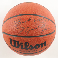 Michael Jordan Signed Wilson Basketball Inscribed "Best Wishes" (GOAT & JSA) at PristineAuction.com