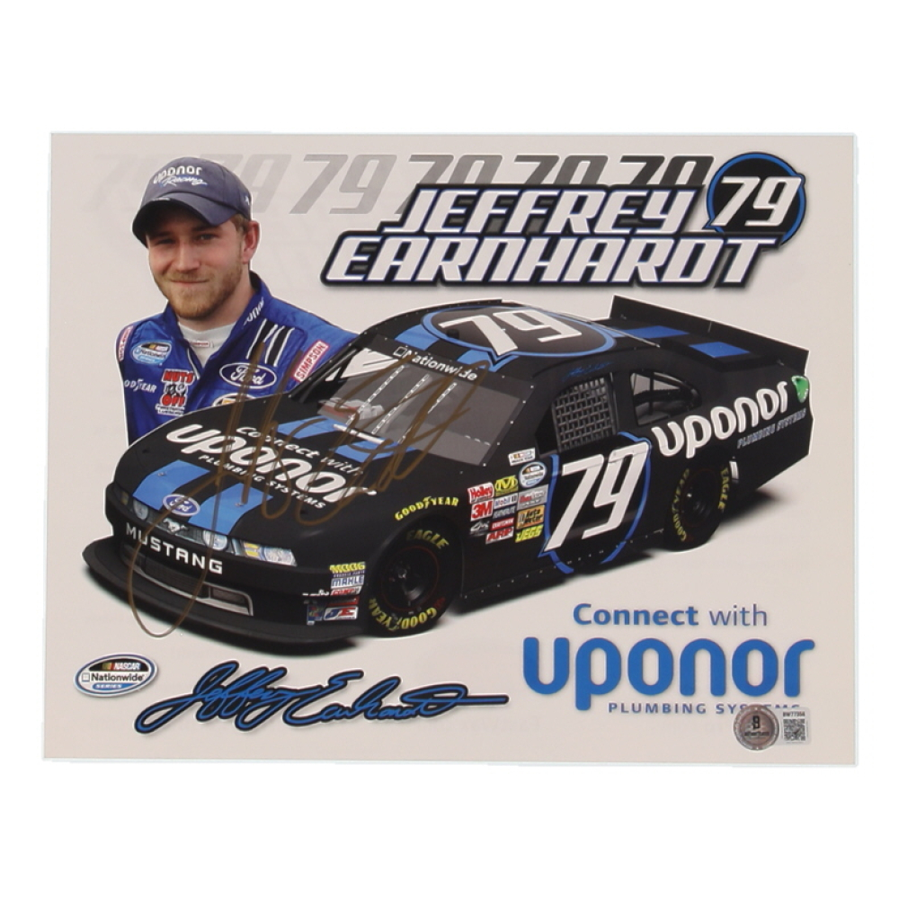 Jeffrey Earnhardt Signed NASCAR 8.5x11 Hero Card (Beckett) at PristineAuction.com